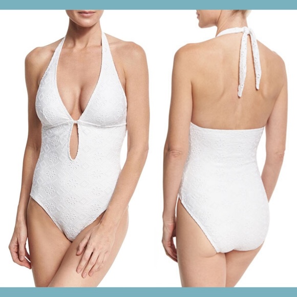 NEW Kate Spade Half Moon Bay One-Piece Swimsuit M - Picture 1 of 16